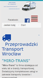 Mobile Screenshot of mirotrans.com.pl